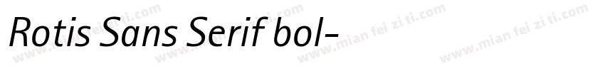 Rotis Sans Serif bol字体转换